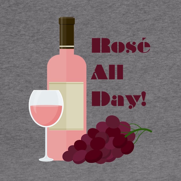 Rosé all day! by VinumDesigns